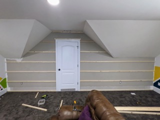 furring strips added